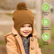 Load image into Gallery viewer, Muff Knitted Beanie (Latte)
