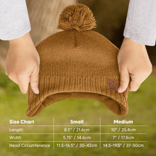 Load image into Gallery viewer, Muff Knitted Beanie (Latte)