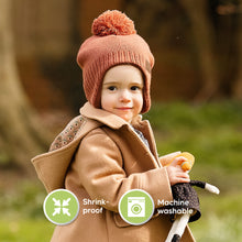 Load image into Gallery viewer, Muff Knitted Beanie (Latte)