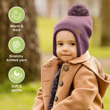 Load image into Gallery viewer, Muff Knitted Beanie (Regalia)