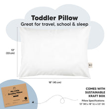 Load image into Gallery viewer, 1-Pack Toddler Pillow Without Pillowcase (Soft White)