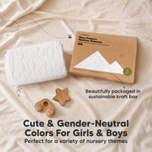 Load image into Gallery viewer, Cute & Gender-Neutral Colors For Girls & Boys - Perfect for a variety of nursery themes (Beautifully packaged in sustainable kraft box)