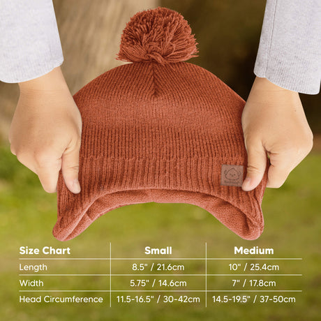 Size chart
Length Small 8.5"/21.6cm
Medium 10"/ 25.4cm
Width small 5.75" / 14.6cm
Width Medium 7" / 17.8cm
Head Circumference small 11.5-16.5" / 30-42cm
Medium 14.5-19.5" / 37-50cm