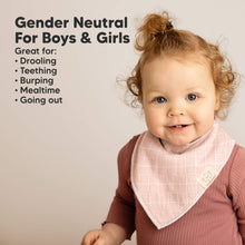 Load image into Gallery viewer, 10-Pack Organic Bandana Bibs (Prism)