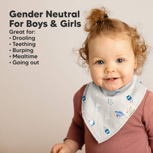 Load image into Gallery viewer, 10-Pack Organic Bandana Bibs (Cosmo)