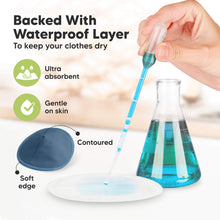 Load image into Gallery viewer, Backed With Waterproof Layer - To keep your clothes dry. Ultra absorbent, Gentle on skin, Has Contoured, Soft edge
