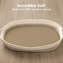 Load image into Gallery viewer, 2-Pack Isla Fitted Bassinet Sheets (Pecan)