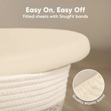 Load image into Gallery viewer, 2-Pack Isla Fitted Bassinet Sheets (Pecan)