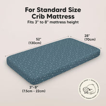 Load image into Gallery viewer, Isla Fitted Crib Sheets (Dragon Tale)