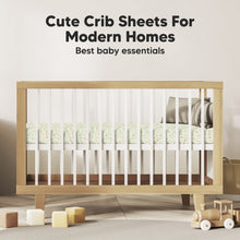 Load image into Gallery viewer, Isla Fitted Crib Sheets (Foxtrot)