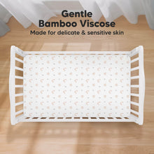 Load image into Gallery viewer, Isla Fitted Crib Sheets (Nibbles/Bruce)