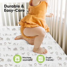 Load image into Gallery viewer, Isla Fitted Crib Sheets (Savannah)