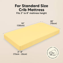 Load image into Gallery viewer, Isla Fitted Crib Sheets (Sunshine)