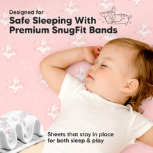 Load image into Gallery viewer, Isla Fitted Mini Crib Sheets (Dreamland)