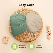 Load image into Gallery viewer, Isla Fitted Mini Crib Sheets (Hedges)