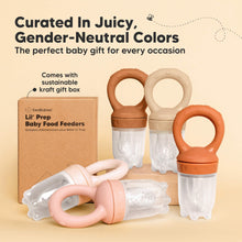 Load image into Gallery viewer, 2-Pack Lil’Prep Baby Feeders (Terracotta)