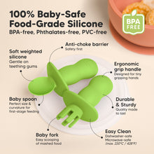 Load image into Gallery viewer, 2-Sets Lil’ Prep Baby Fork & Spoon (Kea)