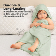 Load image into Gallery viewer, Durable and long-lasting hooded towel made with premium stitching and materials for daily use.