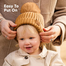 Load image into Gallery viewer, 2-Pack Pom Knitted Beanie (Ember)
