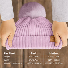 Load image into Gallery viewer, 2-Pack Pom Knitted Beanie (Regalia)