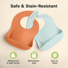 Load image into Gallery viewer, 2-Pack Prep Silicone Bibs (Amaze)