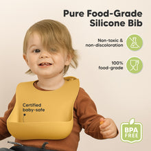 Load image into Gallery viewer, 2-Pack Prep Silicone Bibs (Harvest)