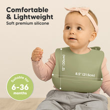 Load image into Gallery viewer, 2-Pack Prep Silicone Bibs (Harvest)