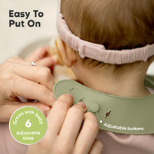 Load image into Gallery viewer, 2-Pack Prep Silicone Bibs (Harvest)