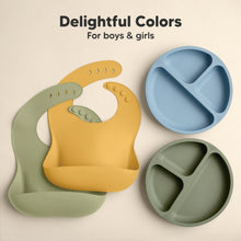 Load image into Gallery viewer, 2-Pack Prep Silicone Bibs (Harvest)