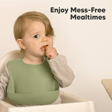 Load image into Gallery viewer, 2-Pack Prep Silicone Bibs (Harvest)