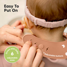 Load image into Gallery viewer, 2-Pack Prep Silicone Bibs (Butterflies)