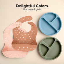 Load image into Gallery viewer, 2-Pack Prep Silicone Bibs (Butterflies)