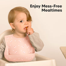Load image into Gallery viewer, 2-Pack Prep Silicone Bibs (Butterflies)