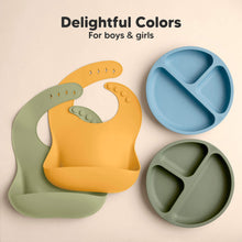 Load image into Gallery viewer, 2-Pack Prep Silicone Bibs (Forest)