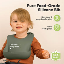 Load image into Gallery viewer, 2-Pack Prep Silicone Bibs (Marsh)