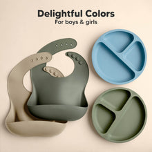 Load image into Gallery viewer, 2-Pack Prep Silicone Bibs (Marsh)