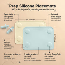 Load image into Gallery viewer, 2-Pack Prep Silicone Placemats (Pastel Sky)