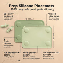 Load image into Gallery viewer, 2-Pack Prep Silicone Placemats (Sage)