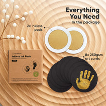 Load image into Gallery viewer, 2-Pack Round Inkless Ink Pads (Gold)