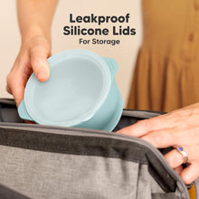Load image into Gallery viewer, 2-Pack Prep Silicone Suction Bowls (Pastel Sky)