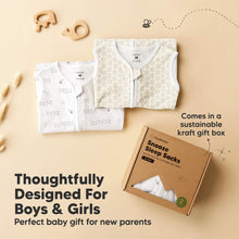 Load image into Gallery viewer, Thoughtfully designed for boys and girls - perfect baby gift for new parents (comes in a sustainable kraft gift box)