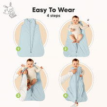 Load image into Gallery viewer, 2-Pack Snooze Sleep Sacks (Glacier)