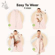 Load image into Gallery viewer, 2-Pack Snooze Sleep Sacks (Mist Rose)