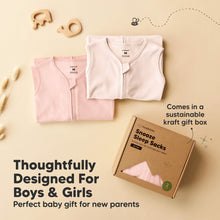 Load image into Gallery viewer, 2-Pack Snooze Sleep Sacks (Mist Rose)