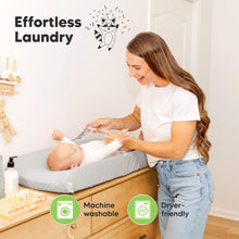 Load image into Gallery viewer, Effortless laundry, machine washable and dryer-friendly.