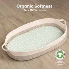 Load image into Gallery viewer, 2-Pack Soothe Fitted Bassinet Sheets (Herb)