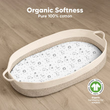 Load image into Gallery viewer, 2-Pack Soothe Fitted Bassinet Sheets (KeaSafari)