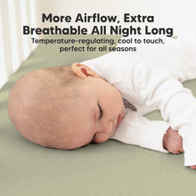 Load image into Gallery viewer, 2-Pack Aereo Fitted Crib Sheets (Avocado)
