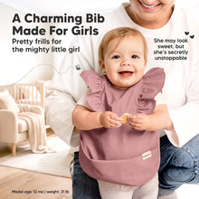 Load image into Gallery viewer, 2-Pack Fae Frills Waterproof Bibs (Dusk)