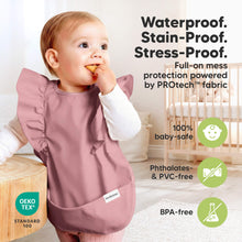 Load image into Gallery viewer, 2-Pack Fae Frills Waterproof Bibs (Dusk)